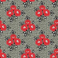 Seamless floral pattern with tropical flowers, watercolor. Vector illustration. ready for print. pattern design