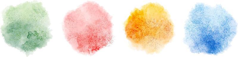 watercolor vector circles. background for title and logo