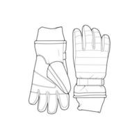 Isolated object of glove and winter icon. Set of glove and equipment vector icon for stock.