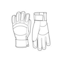 Isolated object of glove and winter icon. Set of glove and equipment vector icon for stock.