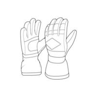 Isolated object of glove and winter icon. Set of glove and equipment vector icon for stock.