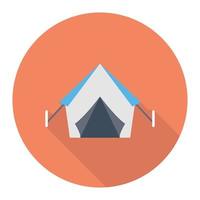 camp vector illustration on a background.Premium quality symbols.vector icons for concept and graphic design.