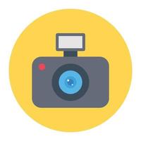 camera vector illustration on a background.Premium quality symbols.vector icons for concept and graphic design.