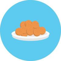 ilustración vectorial de dulces en un fondo. símbolos de calidad premium. iconos vectoriales para concepto y diseño gráfico. vector