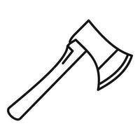 Home axe icon, outline style vector