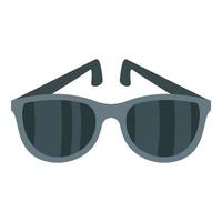 icono de gafas de sol, estilo plano vector