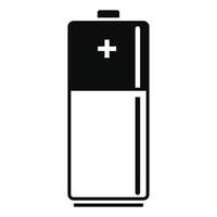 Battery icon, simple style vector