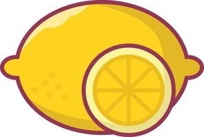 lemon vector illustration on a background.Premium quality symbols.vector icons for concept and graphic design.