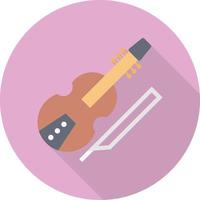 Ilustración de vector de violonchelo en un fondo. Símbolos de calidad premium. Iconos vectoriales para concepto y diseño gráfico.