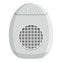 Portable conditioner icon, flat style vector