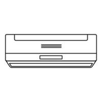 Apartment conditioner icon, outline style vector