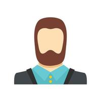 Man avatar icon vector flat