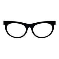 Farsighted eyeglasses icon, simple style. vector