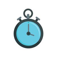 Contraceptive stopwatch icon, flat style vector