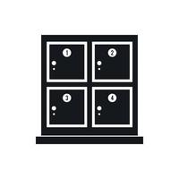 Cells for storage in the supermarket icon vector