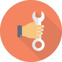 wrench vector illustration on a background.Premium quality symbols.vector icons for concept and graphic design.