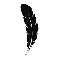 icono de plumas tribales, estilo simple vector