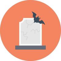 ilustración de vector de murciélago de cementerio en un fondo. símbolos de calidad premium. iconos vectoriales para concepto y diseño gráfico.