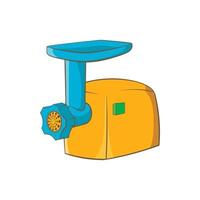 Electric grinder icon, cartoon style vector