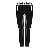 Horse riding pants icon, simple style vector