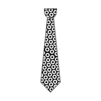 Tie icon, simple style vector