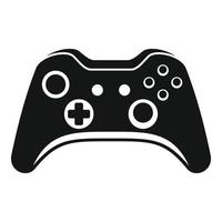 Games logo with gamepad Royalty Free Vector Image