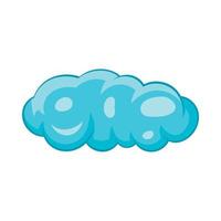 Cloud icon in cartoon style vector