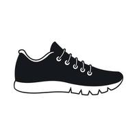 Sneakers icon, simple style vector