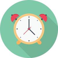 ilustración vectorial de alarma en un fondo. símbolos de calidad premium. iconos vectoriales para concepto y diseño gráfico. vector