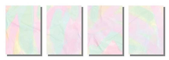 Abstract water color brush background. Set background. vector