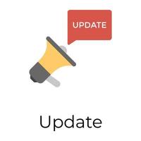 Trendy Update Concepts vector