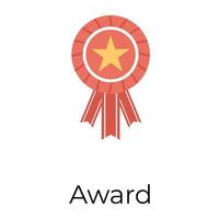 Trendy Award Concepts vector