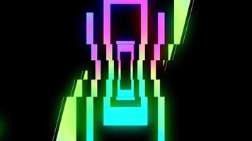 abstrakt färgrik Vinka rörelse bakgrund fri video