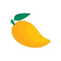 Mango icon, flat style vector