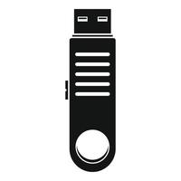 icono usb, estilo simple vector