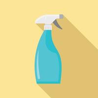 Clean spray bottle icon, flat style vector