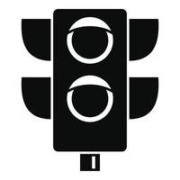 Pedestrian semaphore icon, simple style vector