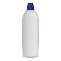 Cleaner bottle mockup, realistic style vector