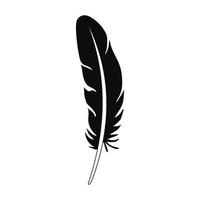 Nib feather icon, simple style vector