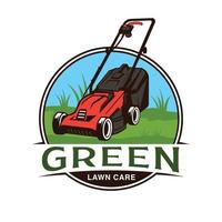 Lawn Mover vector illustration, perfect for Lawn Care company logo design