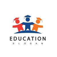 Education Logo Design Template, Vector Illustration