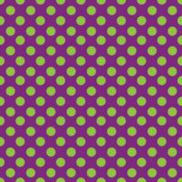 Green and dark brown polka dot fabric background pattern vector