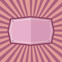 Pink retro vector vintage background