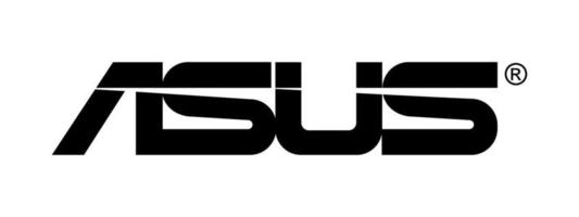 Asus logo on transparent background vector