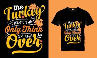 Thanksgiving T-shirt Design vector