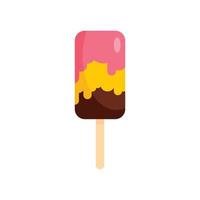 Mix ice cream icon, flat style vector