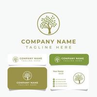 Simple Tree Logo, suitable for any business related to tree. vector