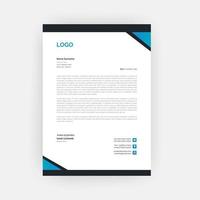 Business corporate Letterhead Template Design vector