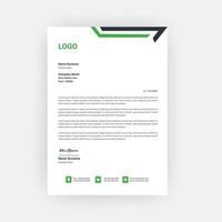Business corporate Letterhead Template Design vector