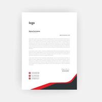 Business corporate Letterhead Template Design vector